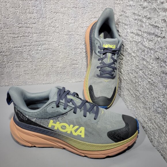 Hoka One One Challenger 7 GTX Men's Size US 8D Asteroid Maple Athletic Sneakers - Picture 10 of 13